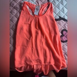 Windsor Pink Backless Sleeveless Tank Top